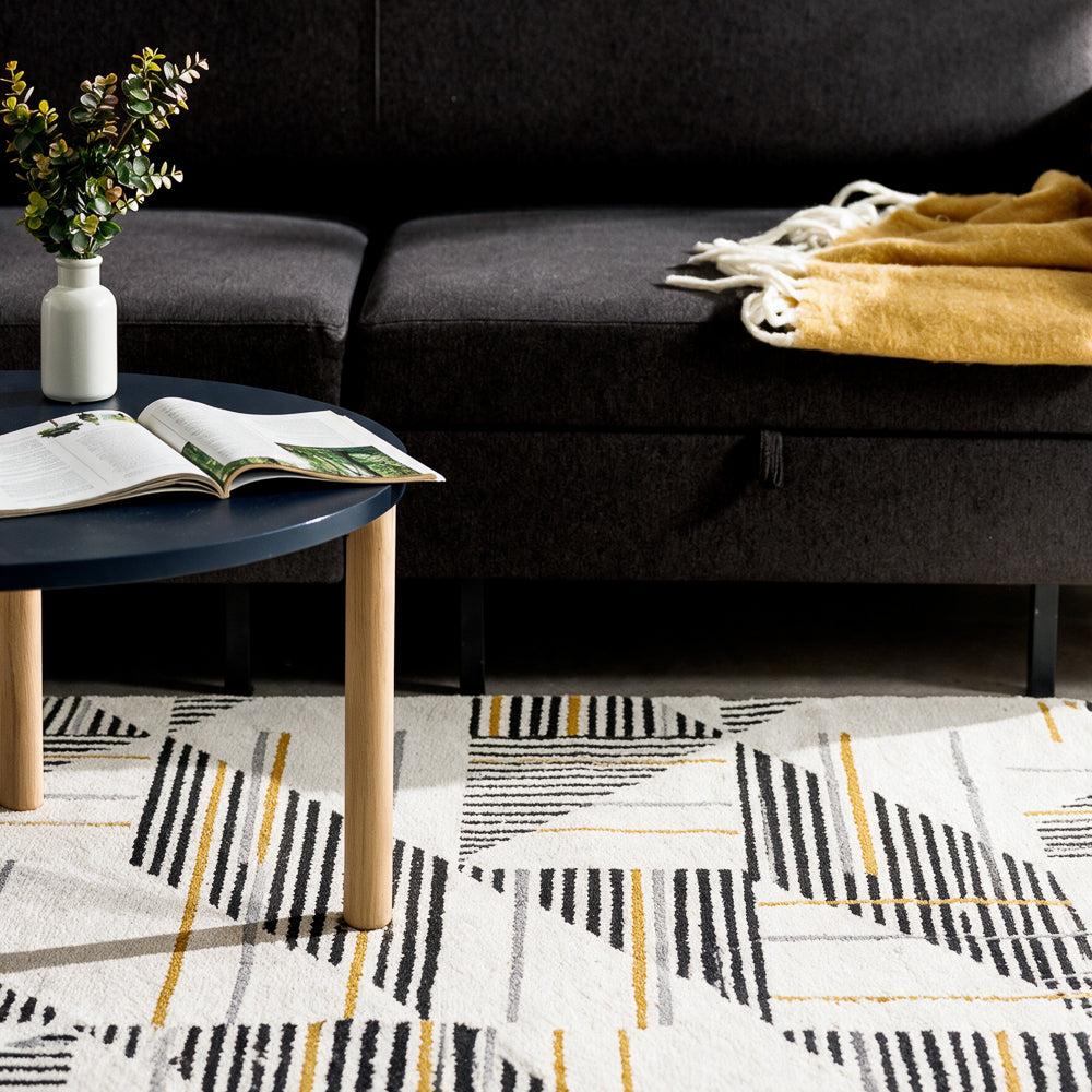 Montagne Woven Carpet Grey-Carpets/Rugs