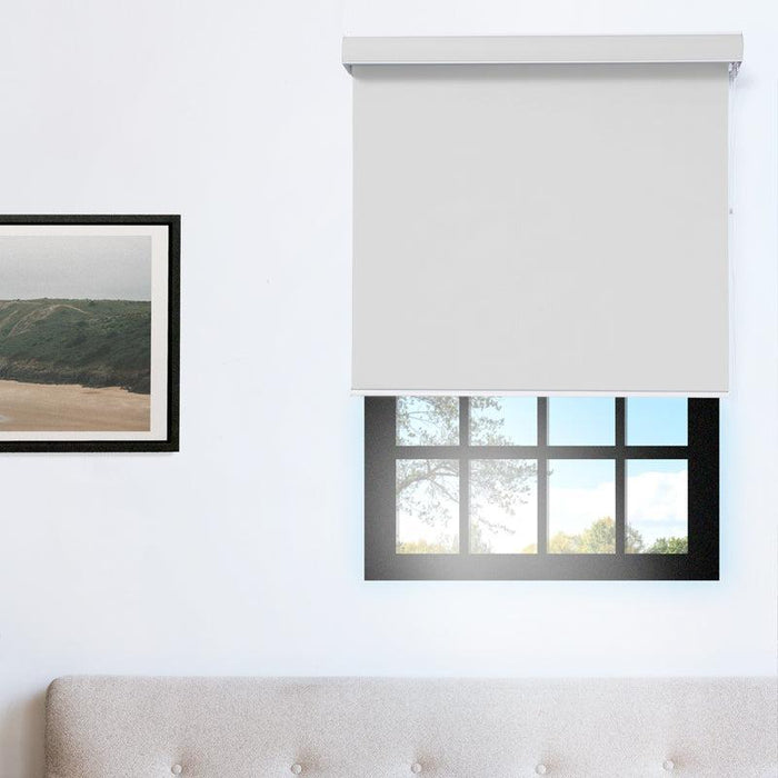 Moretti Blockout Roller Blind - Grey-Blinds