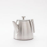 Moretti Café Tapered Teapot Stainless Steel Silver