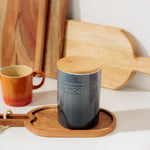 Moretti Casa Canister With lid Slate