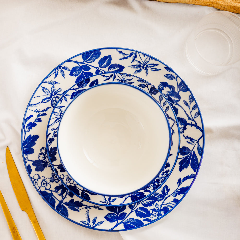 Moretti Casa Flora Bowl Blue-Bowls
