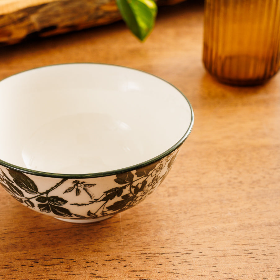 Moretti Casa Flora Bowl Green-Bowls