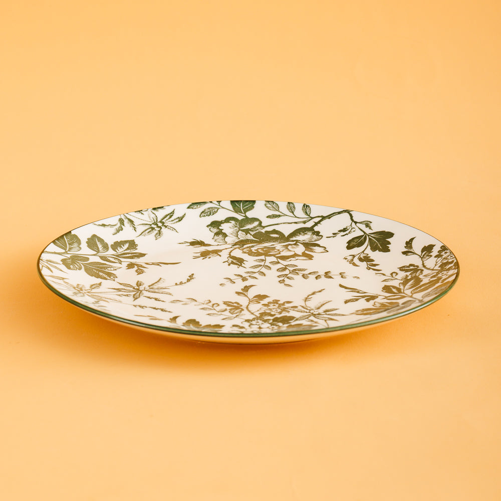 Moretti Casa Flora Dinner Plate Green-Dinner Plate