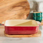 Moretti Casa Stoneware Baker Dish Merlot