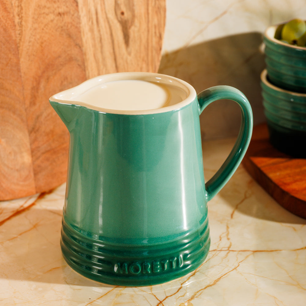 Moretti Casa Stoneware Jug Moss 500ml-Jugs