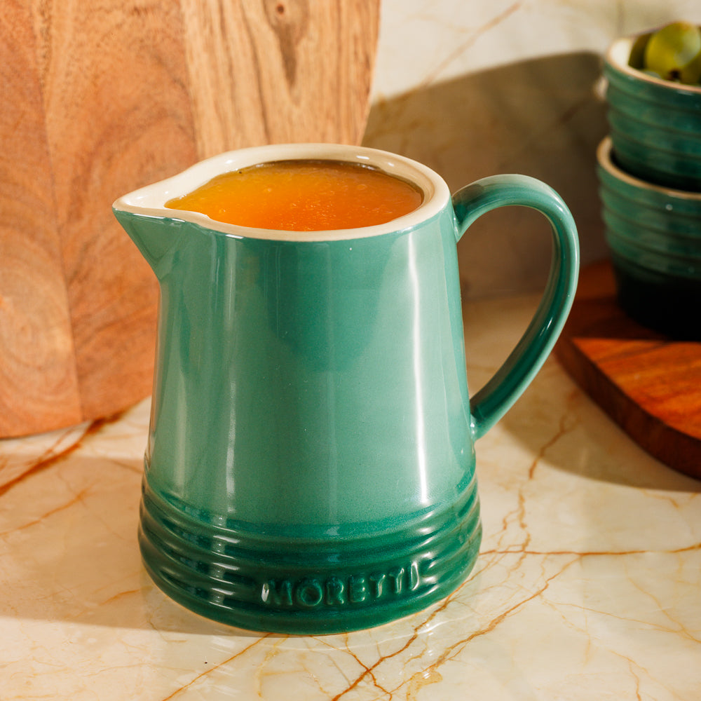Moretti Casa Stoneware Jug Moss 500ml-Jugs