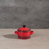 Moretti Casa Stoneware Mini Casserole with Lid Red