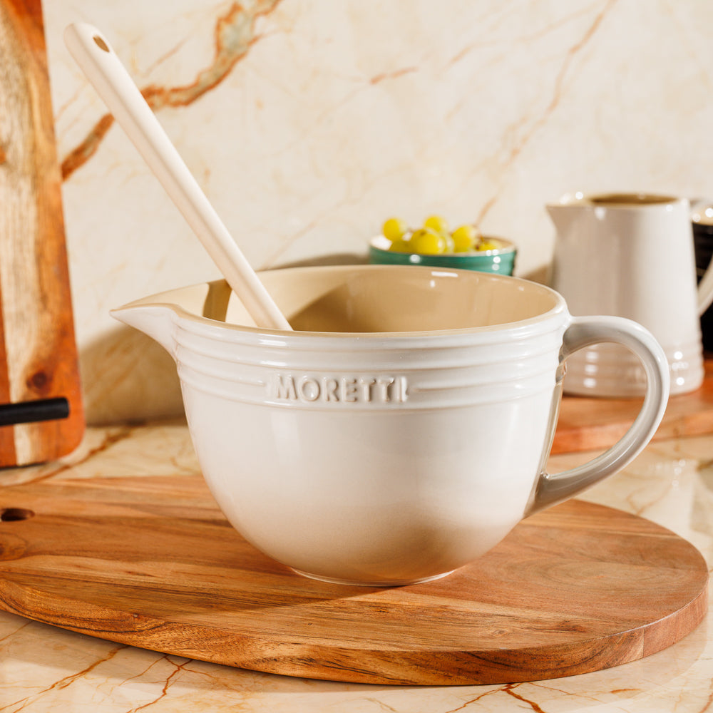 Moretti Casa Stoneware Pouring Bowl Brulee-Jugs
