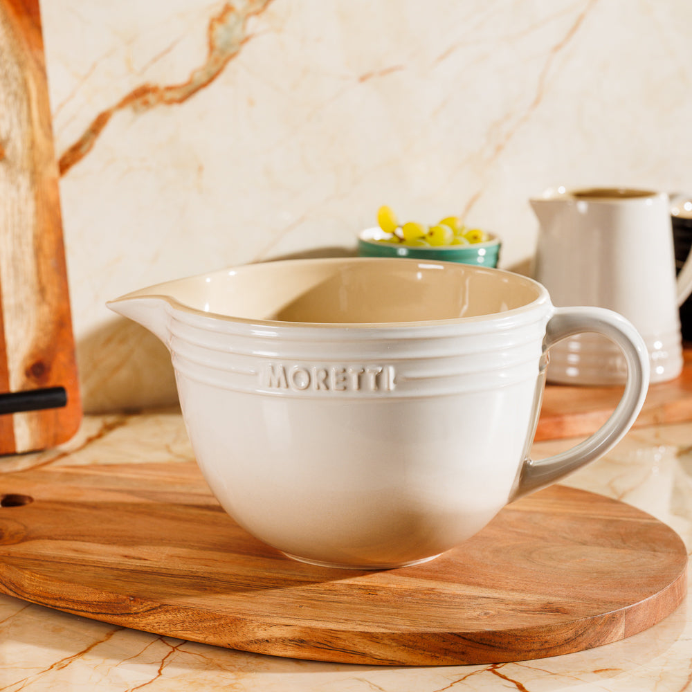 Moretti Casa Stoneware Pouring Bowl Brulee-Jugs