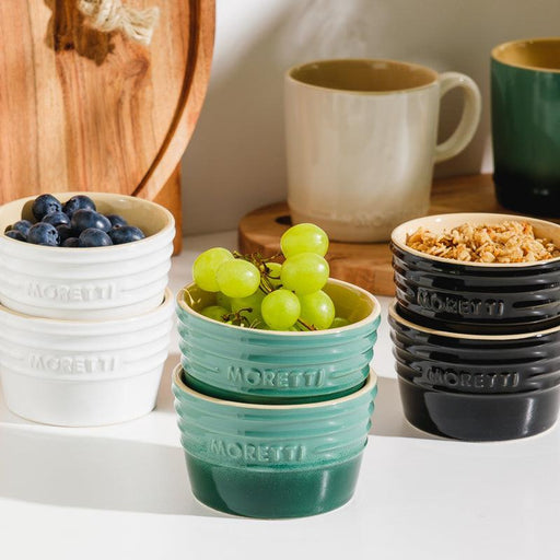 Moretti Casa Stoneware Ramekin Set of 2 Charcoal-Ramekin