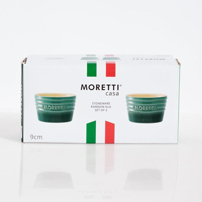 Moretti Casa Stoneware Ramekin Set of 2 Moss-Ramekin