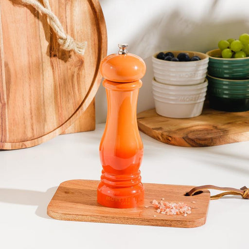 Moretti Casa Stoneware Salt & Pepper Grinder Flame-Grinder