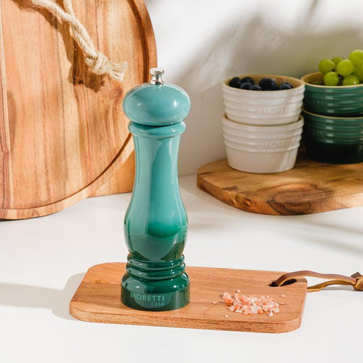 Moretti Casa Stoneware Salt & Pepper Grinder Moss-Grinder