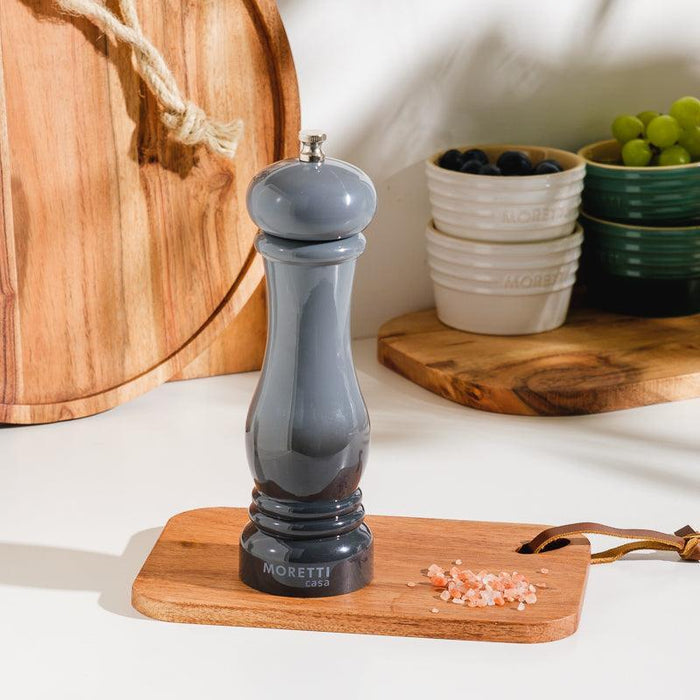 Moretti Casa Stoneware Salt & Pepper Grinder Slate-Grinder