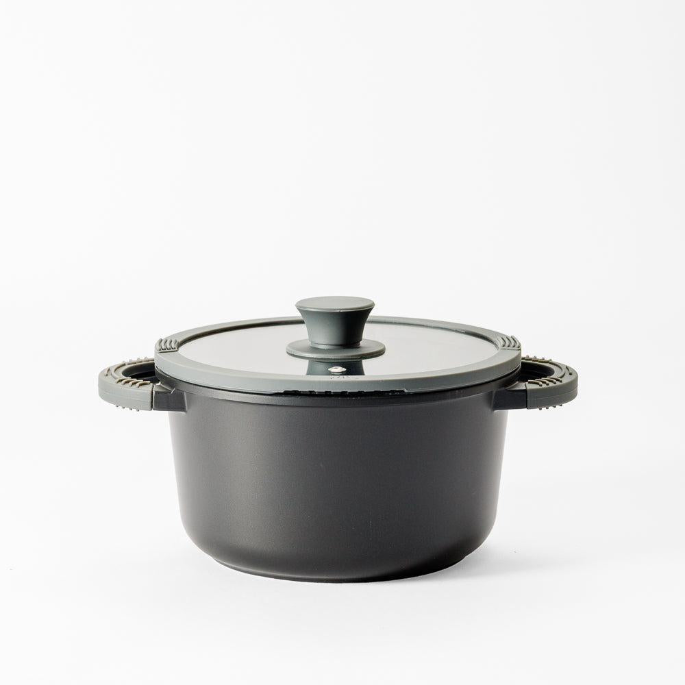 Moretti Chef Alu Die Cast Sauce Pot with Lid 20x11cm-Sauce Pot