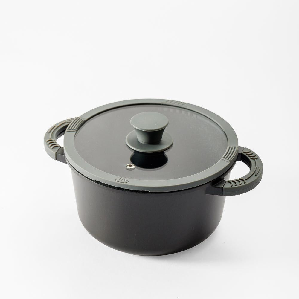 Moretti Chef Alu Die Cast Sauce Pot with Lid 20x11cm-Sauce Pot