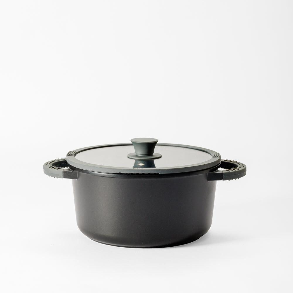 Moretti Chef Alu Die Cast Sauce Pot with Lid 24x12cm-Sauce Pot