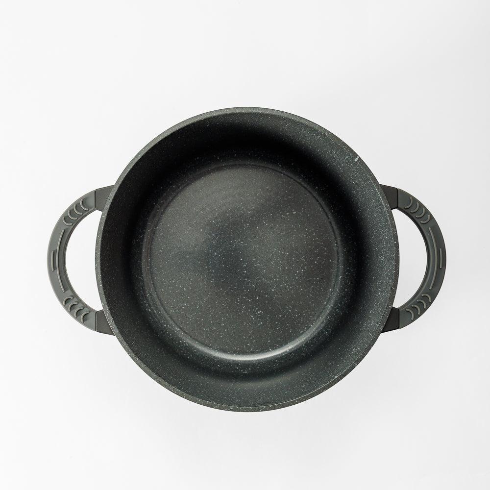 Moretti Chef Alu Die Cast Sauce Pot with Lid 24x12cm-Sauce Pot