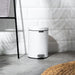Moretti Matt Finish 3L Pedal Bin - White