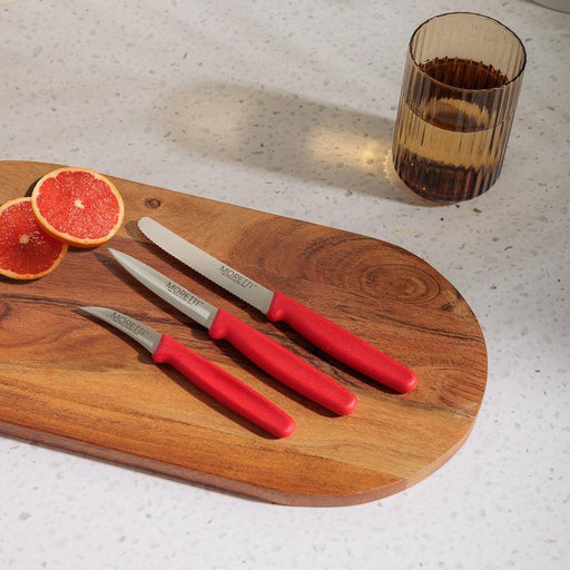 Moretti Pro Peeling Knife 2.5 Inch - Red-KITCHEN