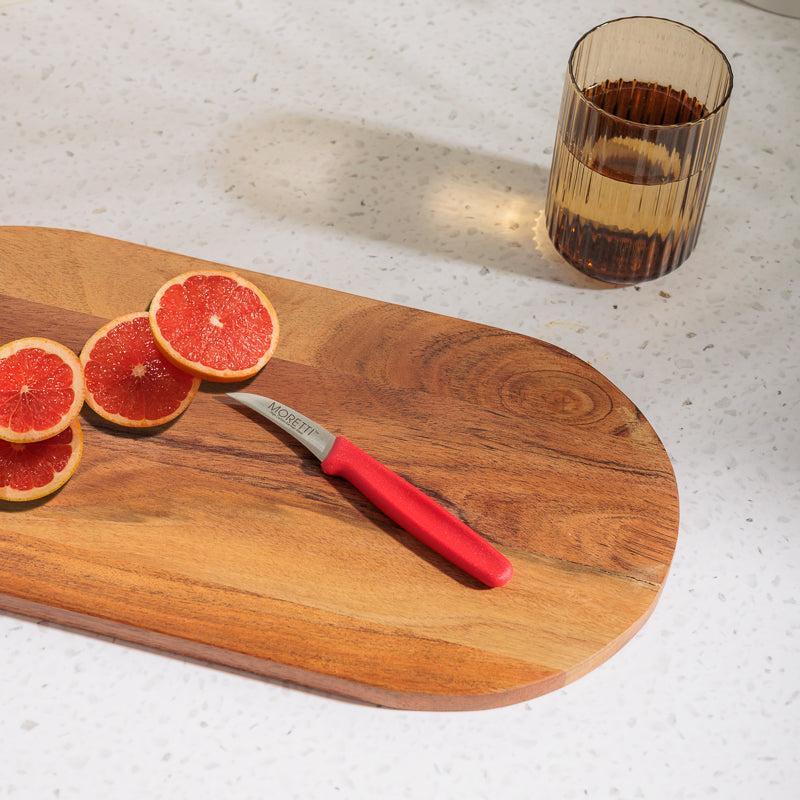 Moretti Pro Peeling Knife 2.5 Inch - Red-KITCHEN