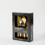 Moretti Rome Cutlery Gold Set 16 Piece
