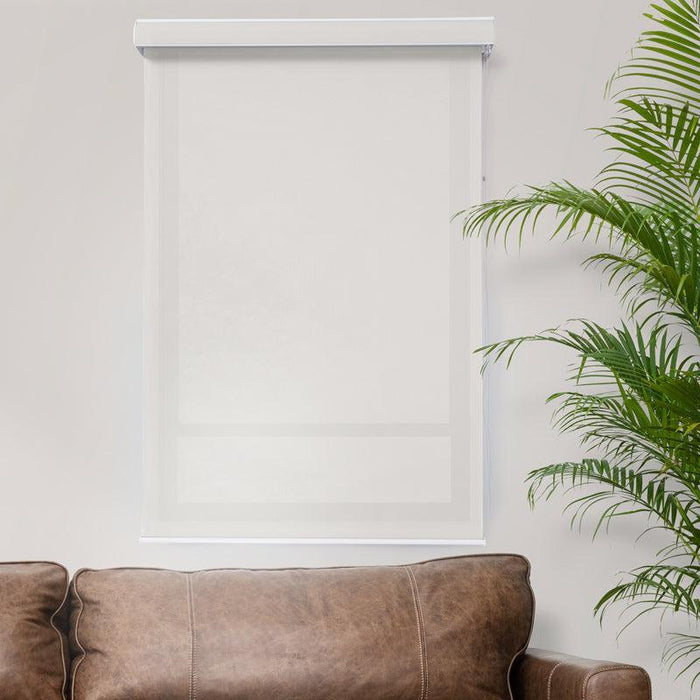 Moretti Sheerweave Roller Blind - White-Blinds