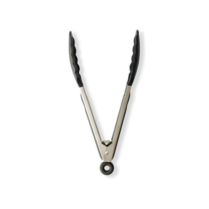 Moretti Tong Silicone Black-Utensils