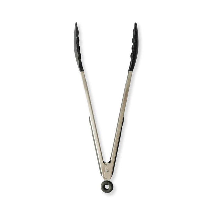 Moretti Tong Silicone Black-Utensils