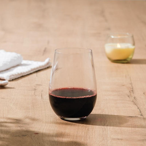Moretti Vino Stemless Red Wine Glasses - Set of 4-Glassware