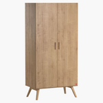 Nautis 2-Door Wardrobe Oak