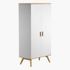 Nautis 2-Door Wardrobe White and Oak