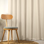 Nest Capri Taped Sheer Curtain Natural