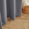 Nest Chevron Ultra Blockout Taped Unlined Curtain Charcoal