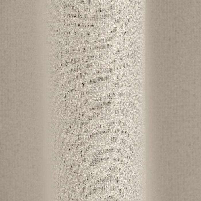 Nest Chevron Ultra Blockout Taped Unlined Curtain - Natural-Curtains