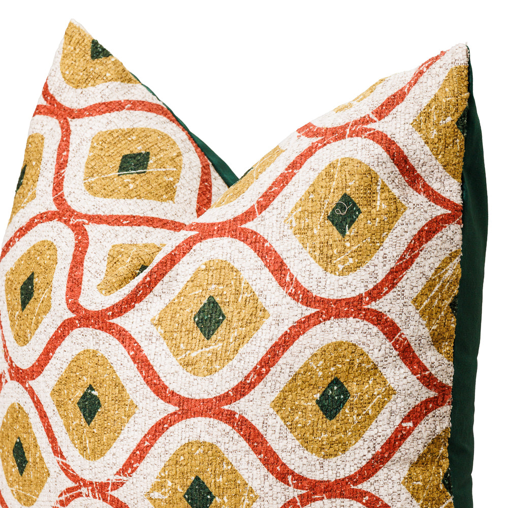 Nest Collection Natural Grid Printed Scatter-Scatters