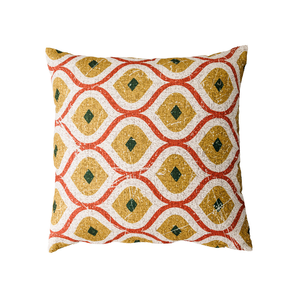 Nest Collection Natural Grid Printed Scatter-Scatters