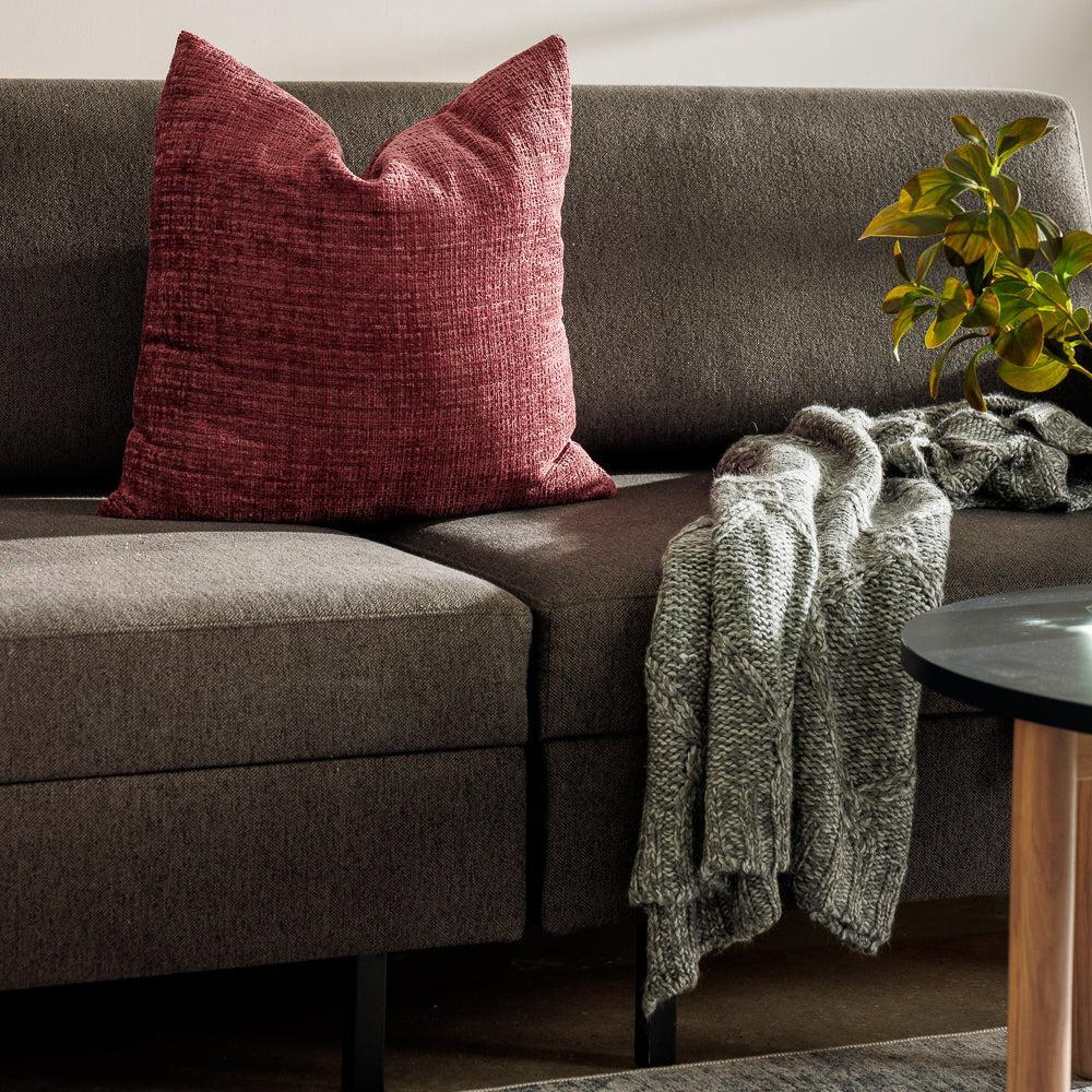 Nest Collection Textured Chenille Scatter Plum-Scatters