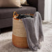 Nest Cotton Blend Bamboo Stitch Throw Light Grey-Blankets & Throws