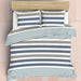 Easy Care Polycotton 144 Thread Count Duvet Cover Set - Breeze Stripe