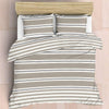 Nest Easy Care Contempo Stripe 144 Thread Count Polycotton Duvet Cover Set