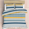 Nest Easy Care Modern Stripe 144 Thread Count Polycotton Duvet Cover Set