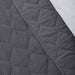Nest Microfibre Reno 3D Soft Touch Quilted Bed Cover - Steel Grey-Quilt