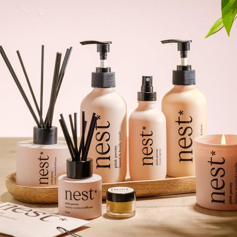 Nest Shades Pink Peony Diffuser 100ml-Diffuser