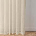 Nest Sicily Taped Unlined Curtain Natural