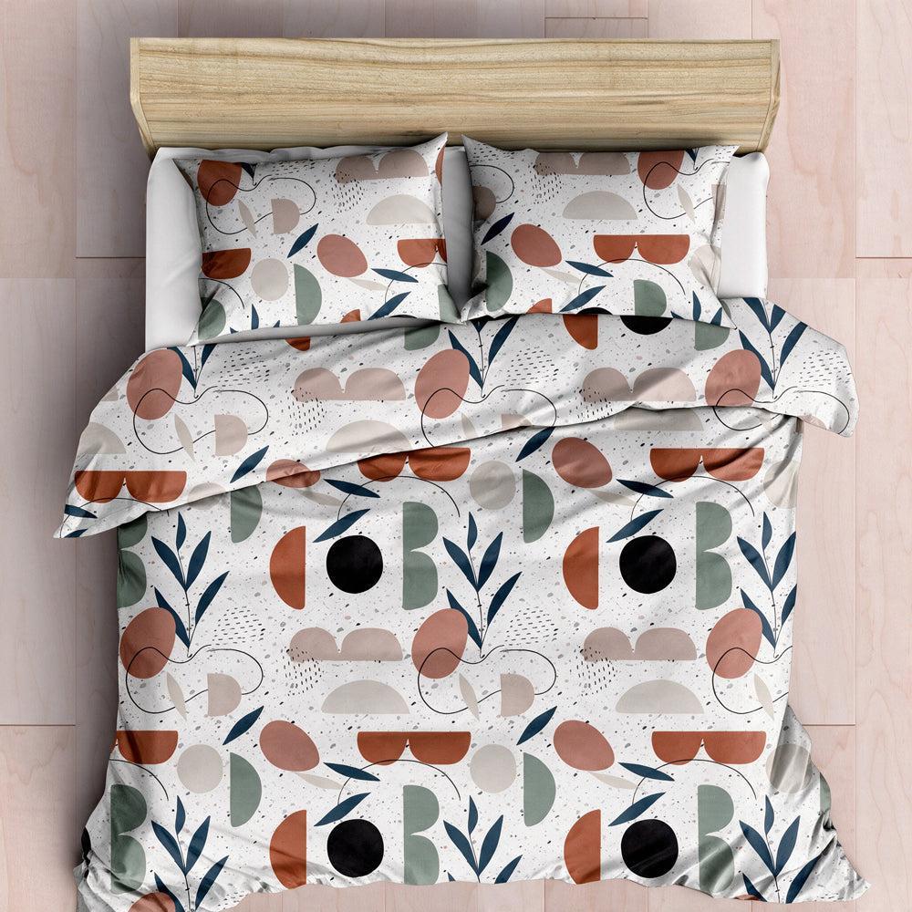 Nest Soft Touch Essentials Geo Terra Duvet Cover Set-Duvet Cover Sets
