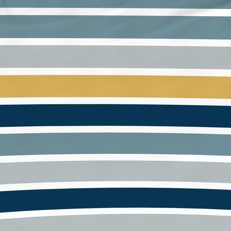 Nest Soft Touch Essentials Duvet Cover Set Neo Nautical Stripe-Duvet Cover Set