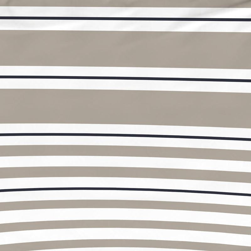Nest Soft Touch Essentials Duvet Cover Set Urban Stripe Natural-Duvet Cover Set