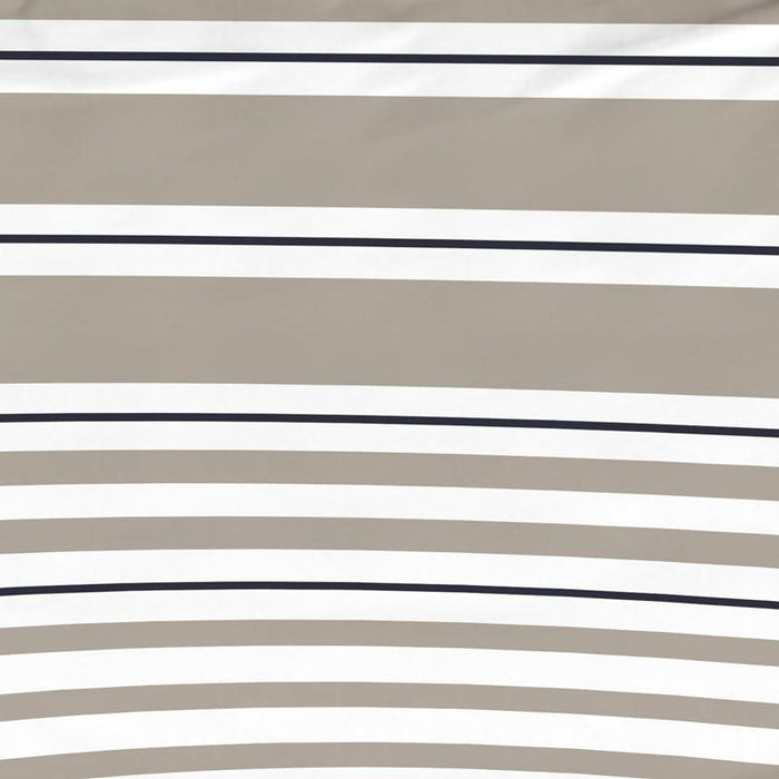 Nest Soft Touch Essentials Duvet Cover Set Urban Stripe Natural-Duvet Cover Set