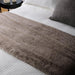 Woollen Blend Blanket Throw Grey Smoke